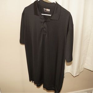 Callaway OPTI•DRI Black Polo Golf Shirt